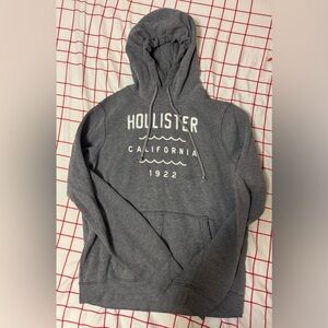 Hollister Charcoal Hoodie Sweater for Men